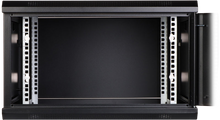 UMA RA19-6U-600 – Patchkast wand - met glazen afsluitbare deur (600x370x600mm)