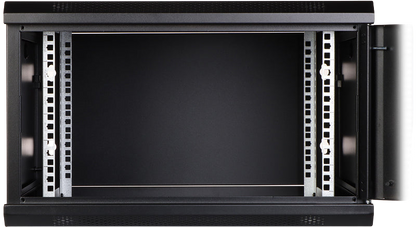 UMA RA19-6U-600 – Wandverteiler – 6 HE – abschließbare Glastür – 600 × 370 × 600 mm