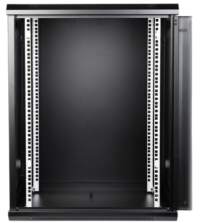 UMA RA19-15U-600 – 19-Zoll-Wandverteiler 15 HE – Glastür – 600 mm tief