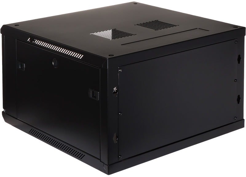 UMA RA19-6U-600 – Wandverteiler – 6 HE – abschließbare Glastür – 600 × 370 × 600 mm