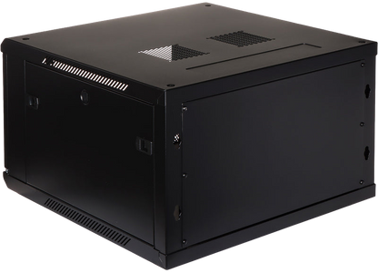 UMA RA19-6U-600 – Wandverteiler – 6 HE – abschließbare Glastür – 600 × 370 × 600 mm