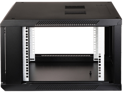 UMA RA19-6U-600 – Wandverteiler – 6 HE – abschließbare Glastür – 600 × 370 × 600 mm
