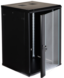 UMA RA19-18U-600 – Patch cabinet wall - with lockable glass door (600x905x600mm)
