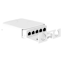 5-Poorts PoE Extender / Switch – 90W (802.3bt) – 250m Bereik