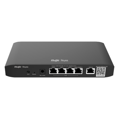 Reyee RG-EG105G-P Enterprise Gateway – Hoge Prestaties & Betrouwbare Netwerkbeveiliging