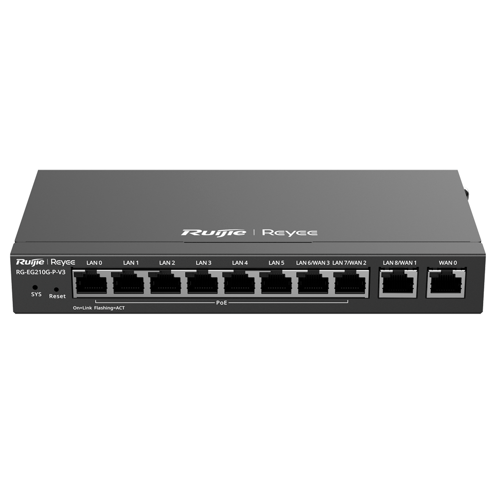 Reyee RG-EG210G-P-V3 – Cloud managed router - PoE - VPN