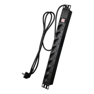 UMA SRPU-8 - 1U power strip - 8 outlets up to 250VAC / 16A max