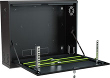 UMA SRW3U-B – Zwarte server rack - 3U 19" - Gasveer opening (600x500x180mm)