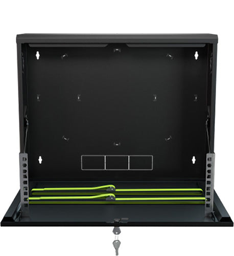 UMA SRW3U-B – Zwarte server rack - 3U 19" - Gasveer opening (600x500x180mm)