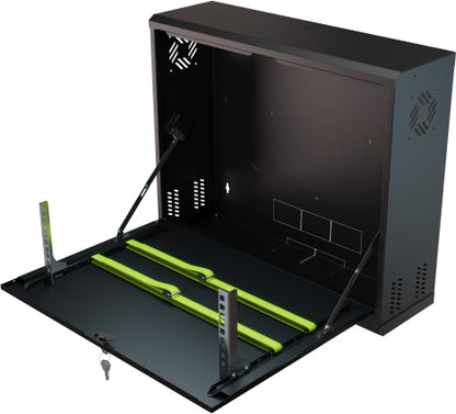UMA SRW3U-B – Zwarte server rack - 3U 19" - Gasveer opening (600x500x180mm)