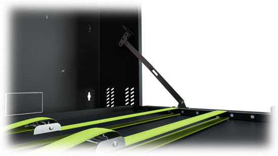 UMA SRW3U-B – Zwarte server rack - 3U 19" - Gasveer opening (600x500x180mm)