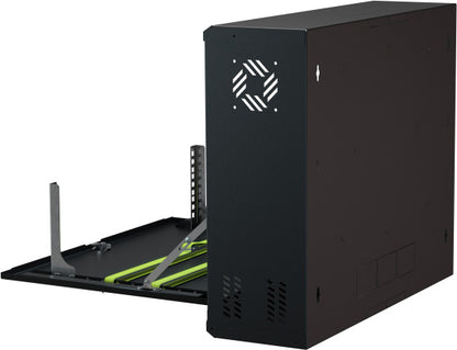 UMA SRW3U-B – Zwarte server rack - 3U 19" - Gasveer opening (600x500x180mm)