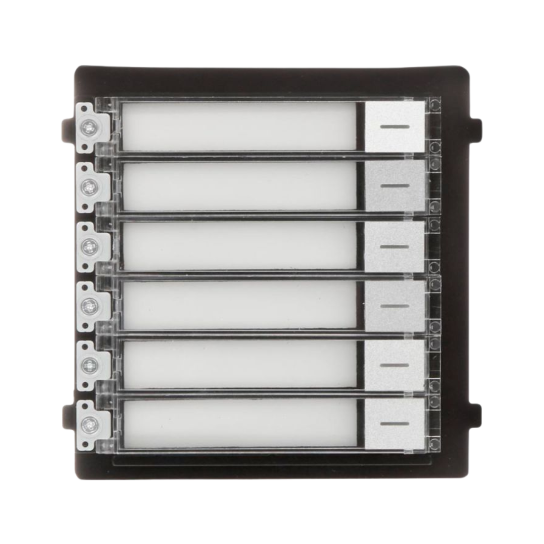 Safire 6-voudige intercom knop