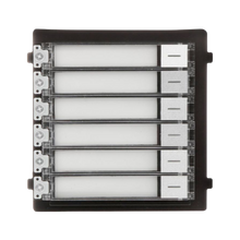 Safire 6-voudige intercom knop
