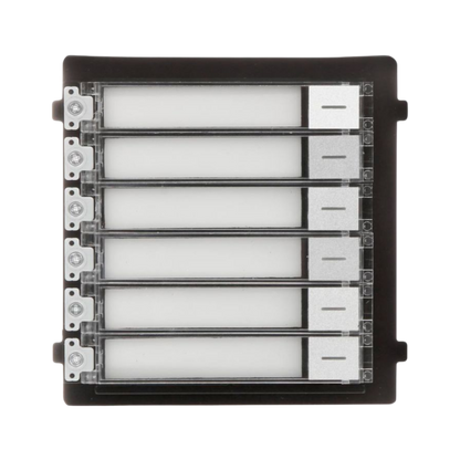 Safire 6-voudige intercom knop