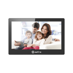 Safire SF-VIDISP01-10WIP - Intercom binnen monitor - 10.1 inch touchscreen - PoE - WiFi