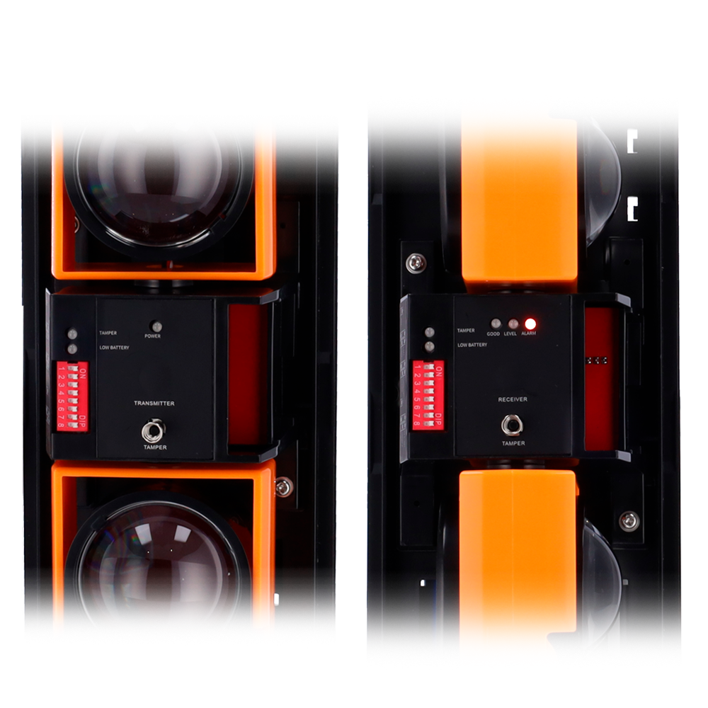 UMA AIR-BE100-L4 beam actieve infrarood universele detector set tot 100m voor buiten compitabel met Ajax alarmsysteem