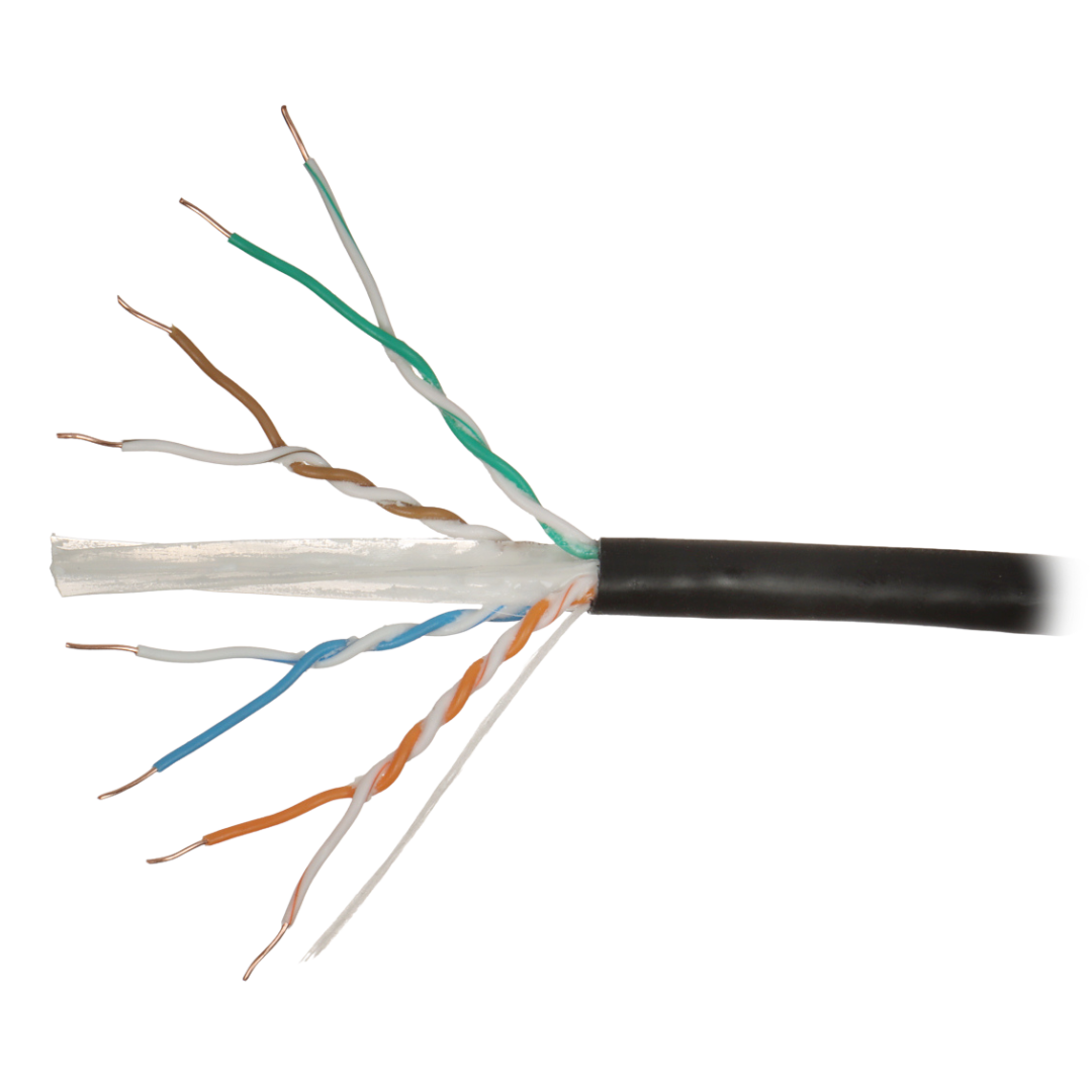 UMA CAT6-UTP-R500-OUTDOOR Netwerkkabel Cat6 UTP geschikt voor buiten op rol 500m,  EN50575:2014