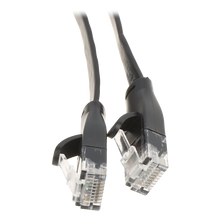 UMA CAT6UTPFLB5 zeer platte UTP netwerkkabel Cat6 Gigabit patchkabel 100% koper kern 5 meter zwart