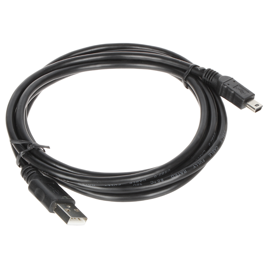 UMA CBL-USB-A-M-1.8-B USB-A naar Mini USB kabel 1, 8 meter zwart