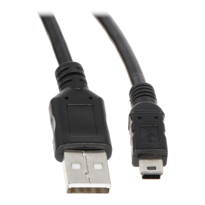 UMA CBL-USB-A-M-1.8-B USB-A naar Mini USB kabel 1, 8 meter zwart
