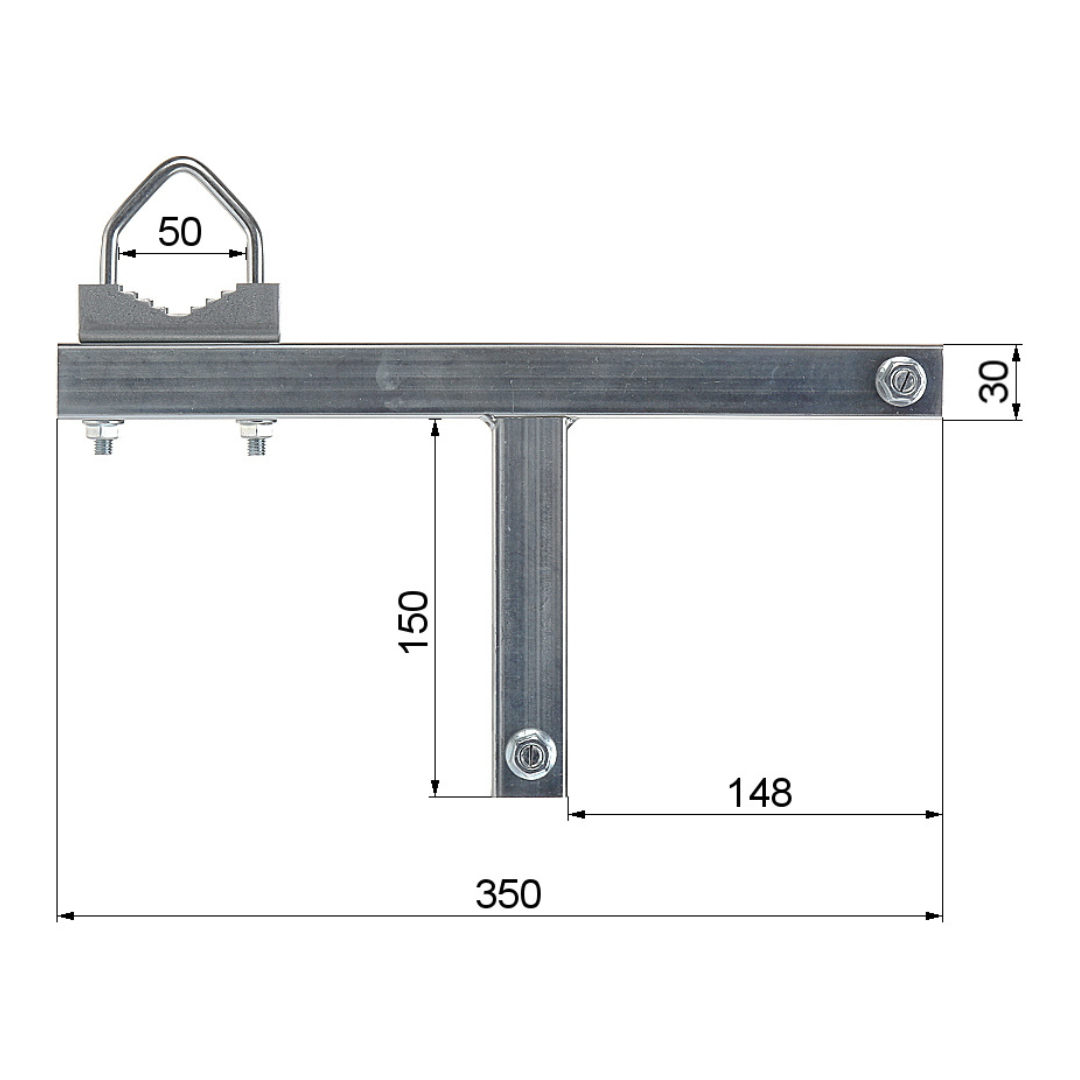 UMA CC-3 schoorsteen paalmontage set voor camera of antenne