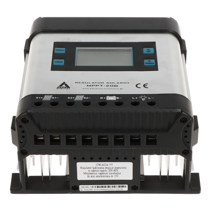 UMA CC-MPPT-20-LCD 20 Ah MPPT laad controller met zekering voor zonnepaneel