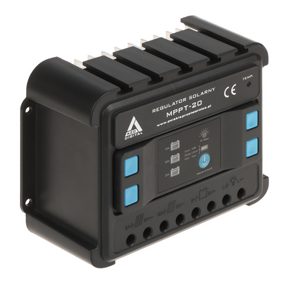 UMA CC-MPPT-20-LED 20 Ah MPPT laad controller voor zonnepaneel installatie