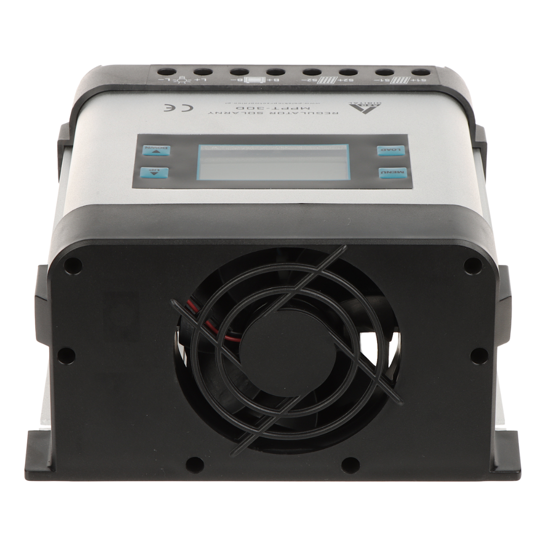 UMA CC-MPPT-30-LCD 30Ah MPPT laad controller met zekering voor zonnepaneel