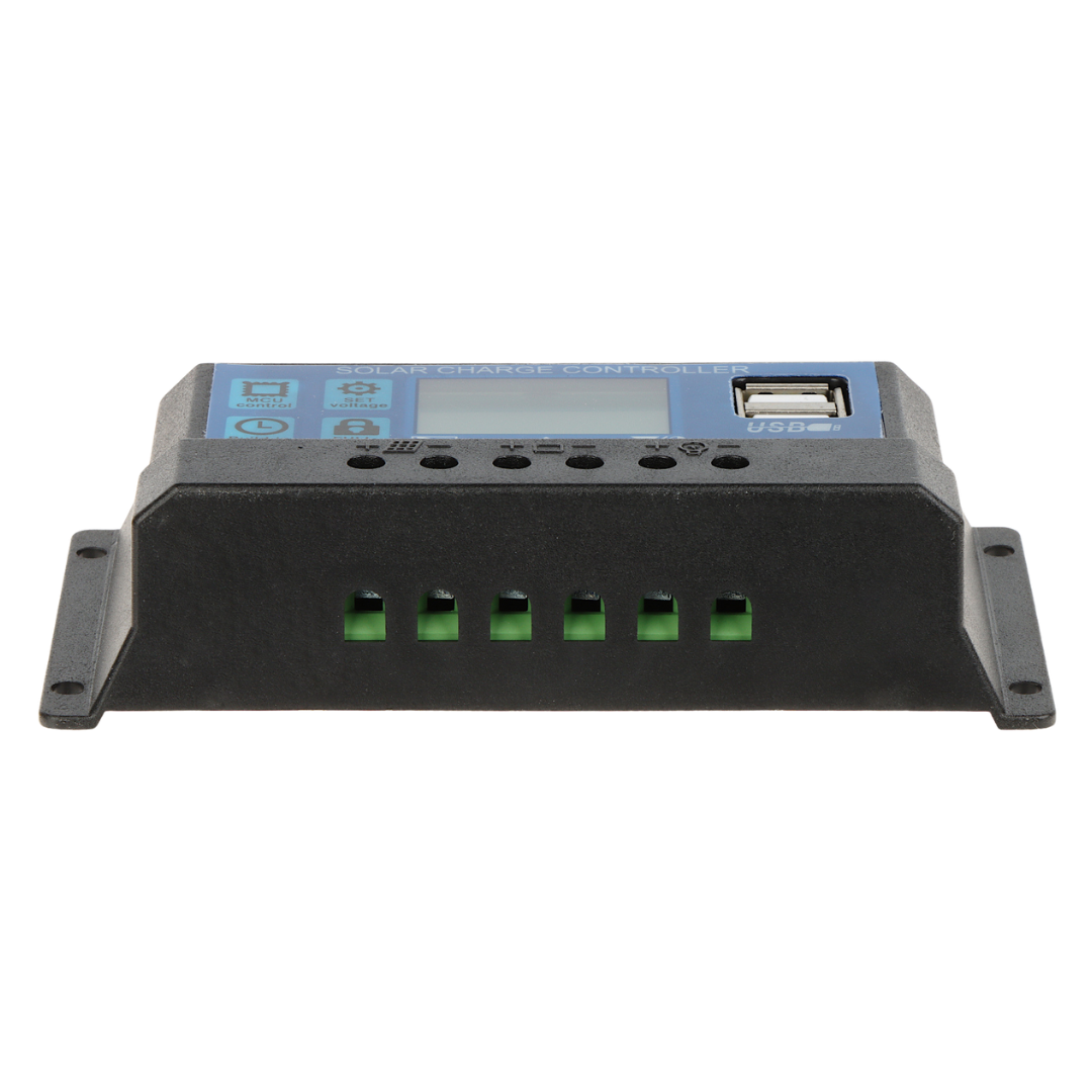 UMA CC-PWM-30-USB PWM 30 Ah laad controller met USB en 12VDC uitgang voor zonnepaneel