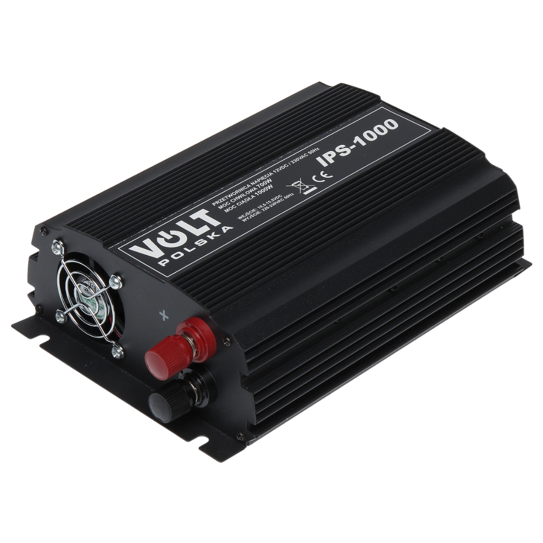 UMA CONV-12-230-1000 omvormer van 12VDC naar 230VAC maximaal 1000 Watt