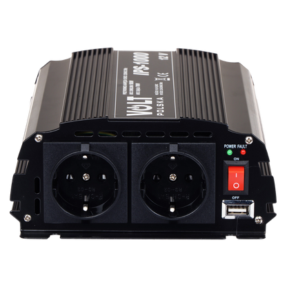 UMA CONV-12-230-1000 omvormer van 12VDC naar 230VAC maximaal 1000 Watt