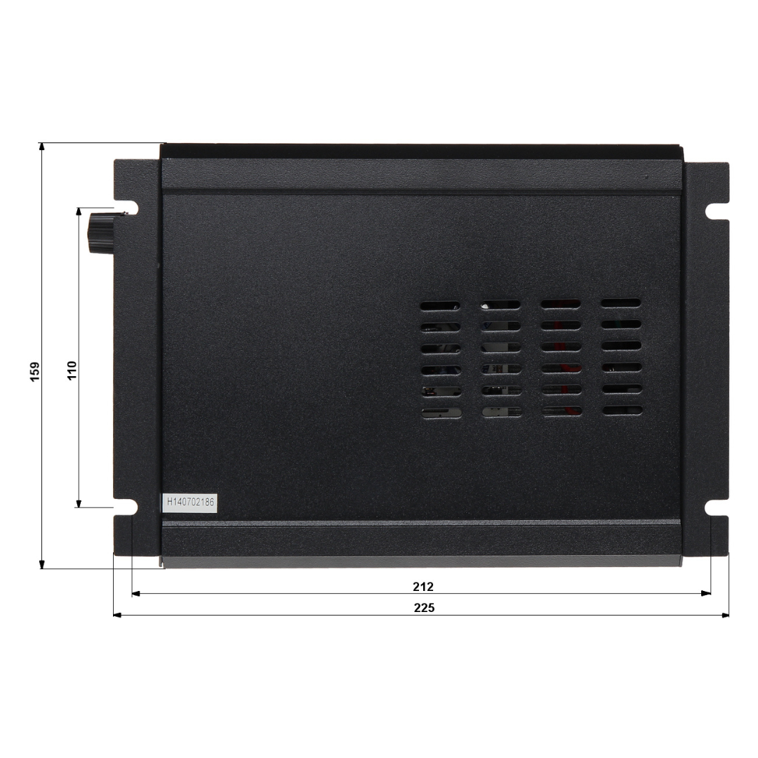 UMA CONV-12-230-1000 omvormer van 12VDC naar 230VAC maximaal 1000 Watt