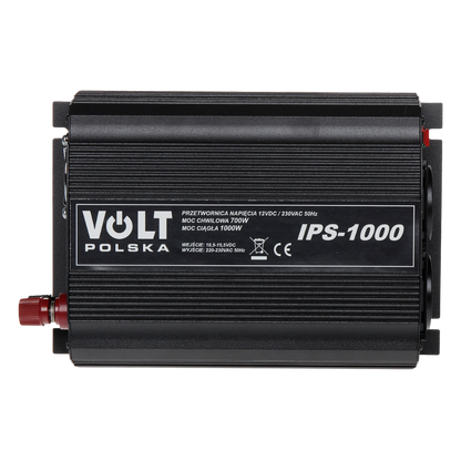 UMA CONV-12-230-1000 omvormer van 12VDC naar 230VAC maximaal 1000 Watt