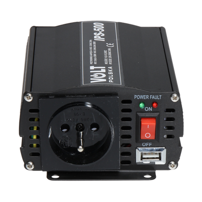 UMA CONV-12-230-500 omvormer - 12VDC naar 230VAC - 500Watt