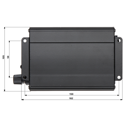 UMA CONV-12-230-500 omvormer - 12VDC naar 230VAC - 500Watt