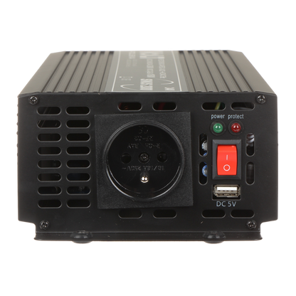 UMA CONV-24-230-2000 omvormer van 24VDC naar 230VAC maximaal 2000 Watt met USB aansluiting