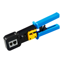 UMA CT-PRO-EZ Professionele krimptang met ratel voor snel en eenvoudig aansluiten RJ45,  RJ11 en RJ12 connectoren