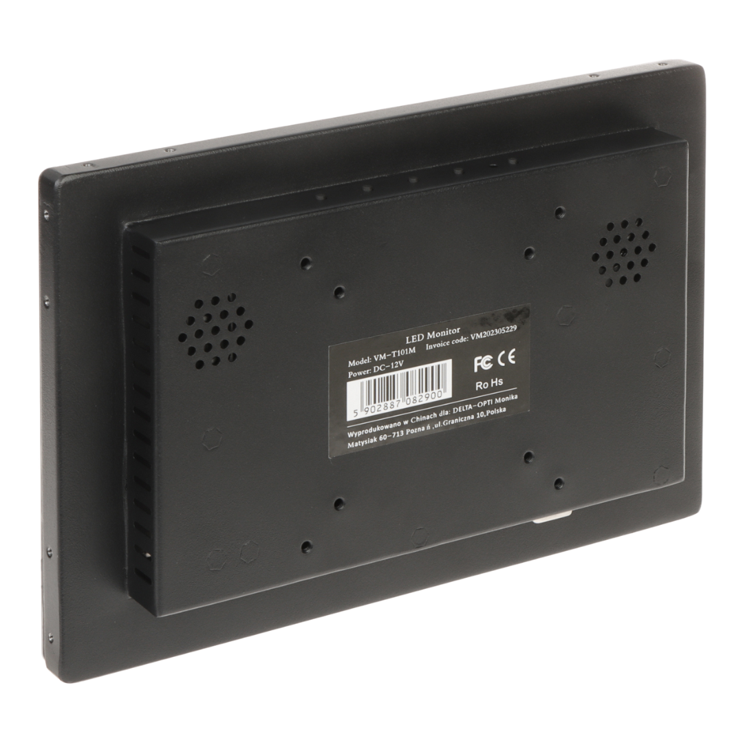UMA CVM10.1 Touch screen monitor 10.1'' voor binnen met USB,  VGA,  HDMI en Jack aansluiting