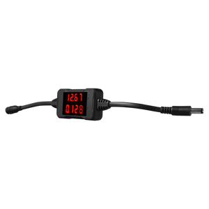 UMA CVT-3624DC3A inline LCD stroom en spanning meter van 3.6 tot 24VDC en 0 tot 3 Ampere