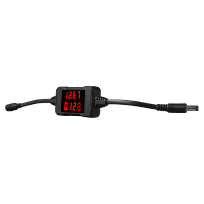 UMA CVT-3624DC3A inline LCD stroom en spanning meter van 3.6 tot 24VDC en 0 tot 3 Ampere