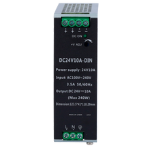 UMA DC24V10A-DIN 24VDC/10A DIN rail voeding 240Watt met 2 outputs