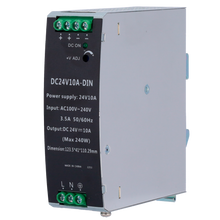 UMA DC24V10A-DIN 24VDC/10A DIN rail voeding 240Watt met 2 outputs