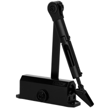 UMA DD-07-B Black two-speed door closer for left or right opening doors up to 85kg