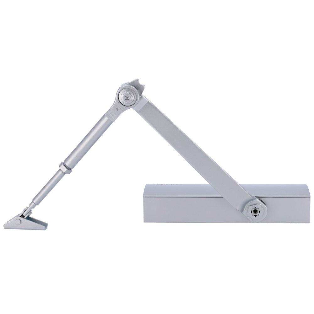 UMA  DD-94 Zilveren deurdranger met twee snelheden voor links of rechts openende deuren tot 100kg