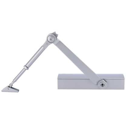 UMA  DD-94 Zilveren deurdranger met twee snelheden voor links of rechts openende deuren tot 100kg