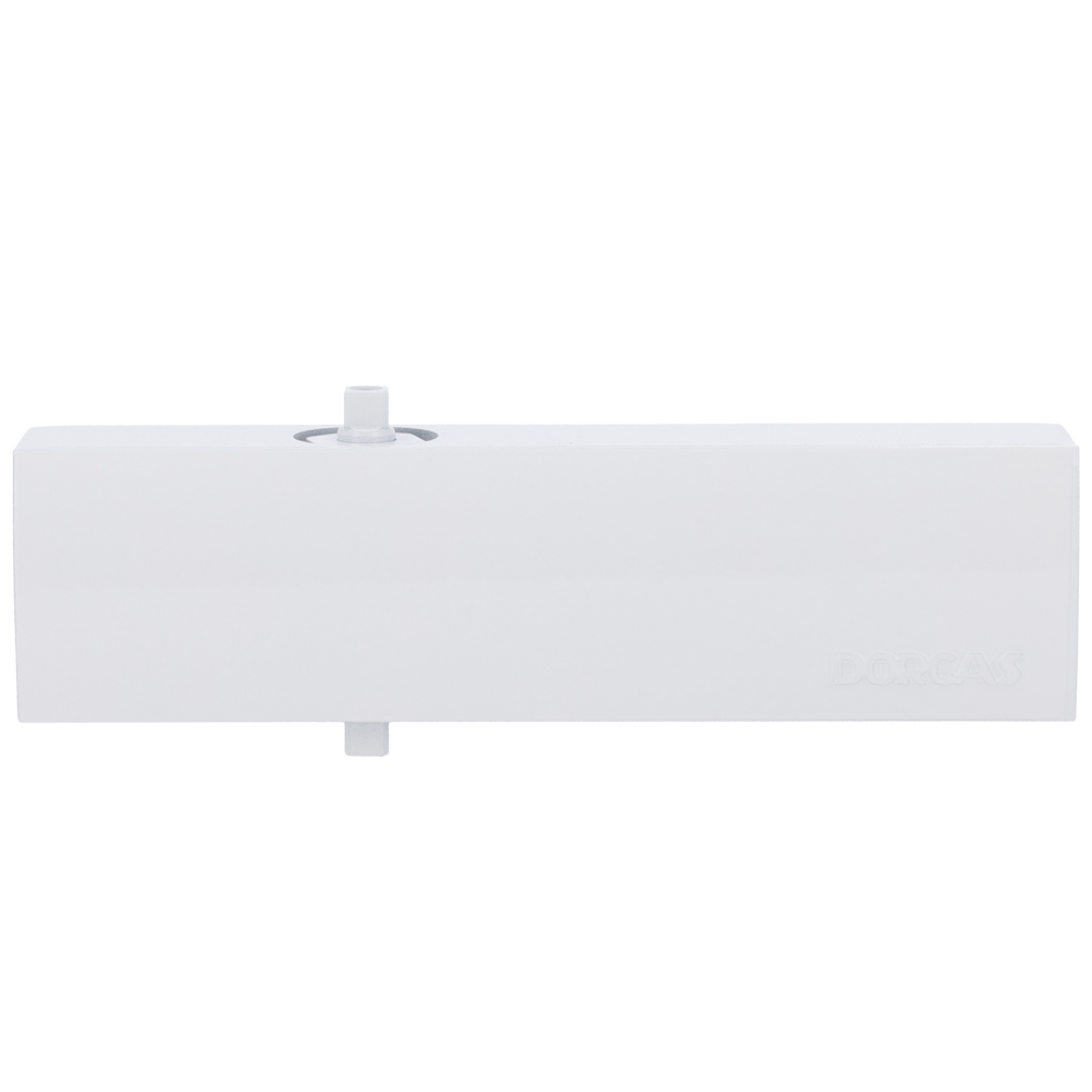 UMA DD-94-W Witte deurdranger met twee snelheden voor links of rechts openende deuren tot 100kg