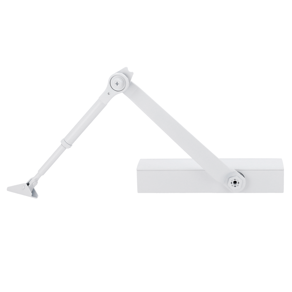 UMA DD-94-W Witte deurdranger met twee snelheden voor links of rechts openende deuren tot 100kg