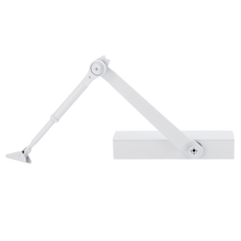 UMA DD-94-W Witte deurdranger met twee snelheden voor links of rechts openende deuren tot 100kg