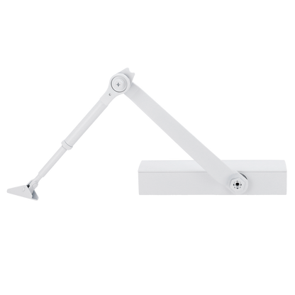 UMA DD-94-W Witte deurdranger met twee snelheden voor links of rechts openende deuren tot 100kg